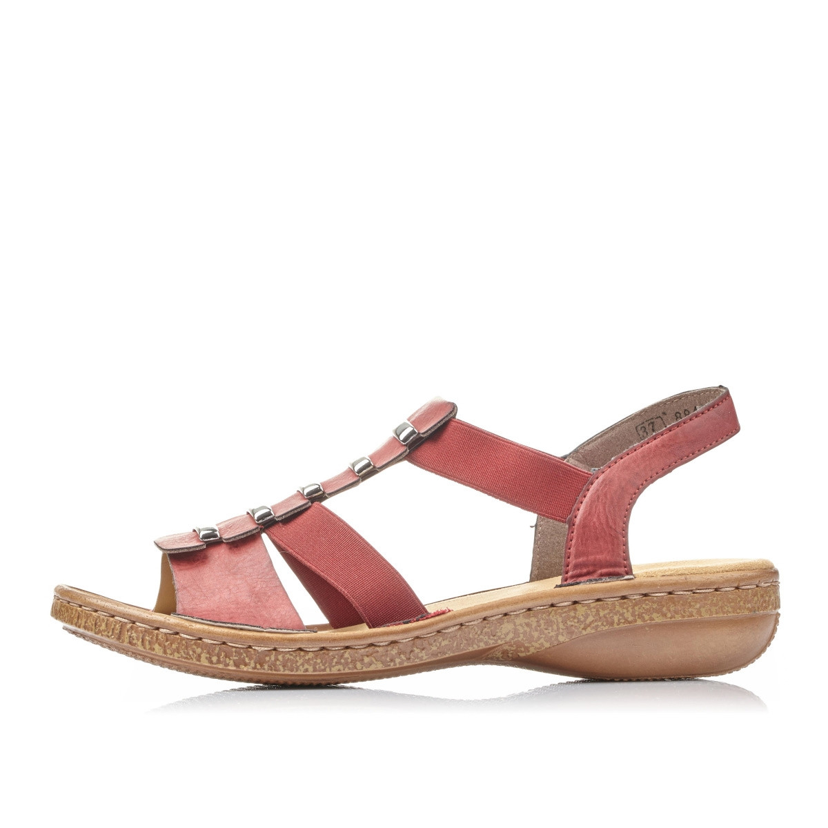 detail Dámské sandály RIEKER RIE-1025968-S0 červená