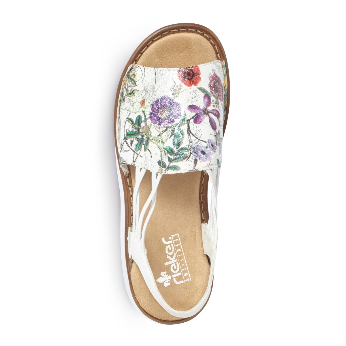 detail Dámské sandály RIEKER 628D1-90 multicolor S1
