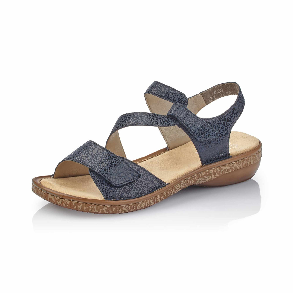 detail Dámské sandály RIEKER 628J1-14 BLAU F/S 9