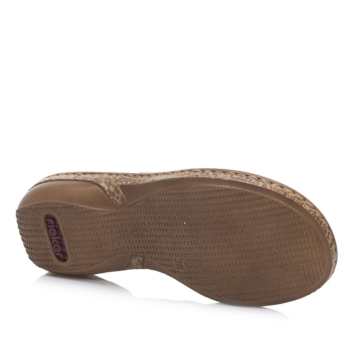 detail Dámské nazouváky RIEKER 628M6-80 bílá S4