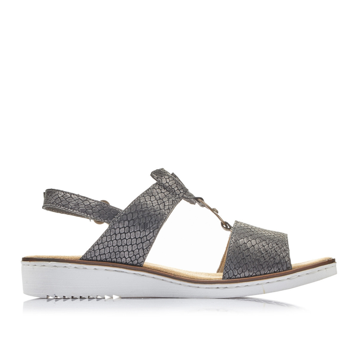 detail Dámské sandály RIEKER RIE-1025991-S0 šedá