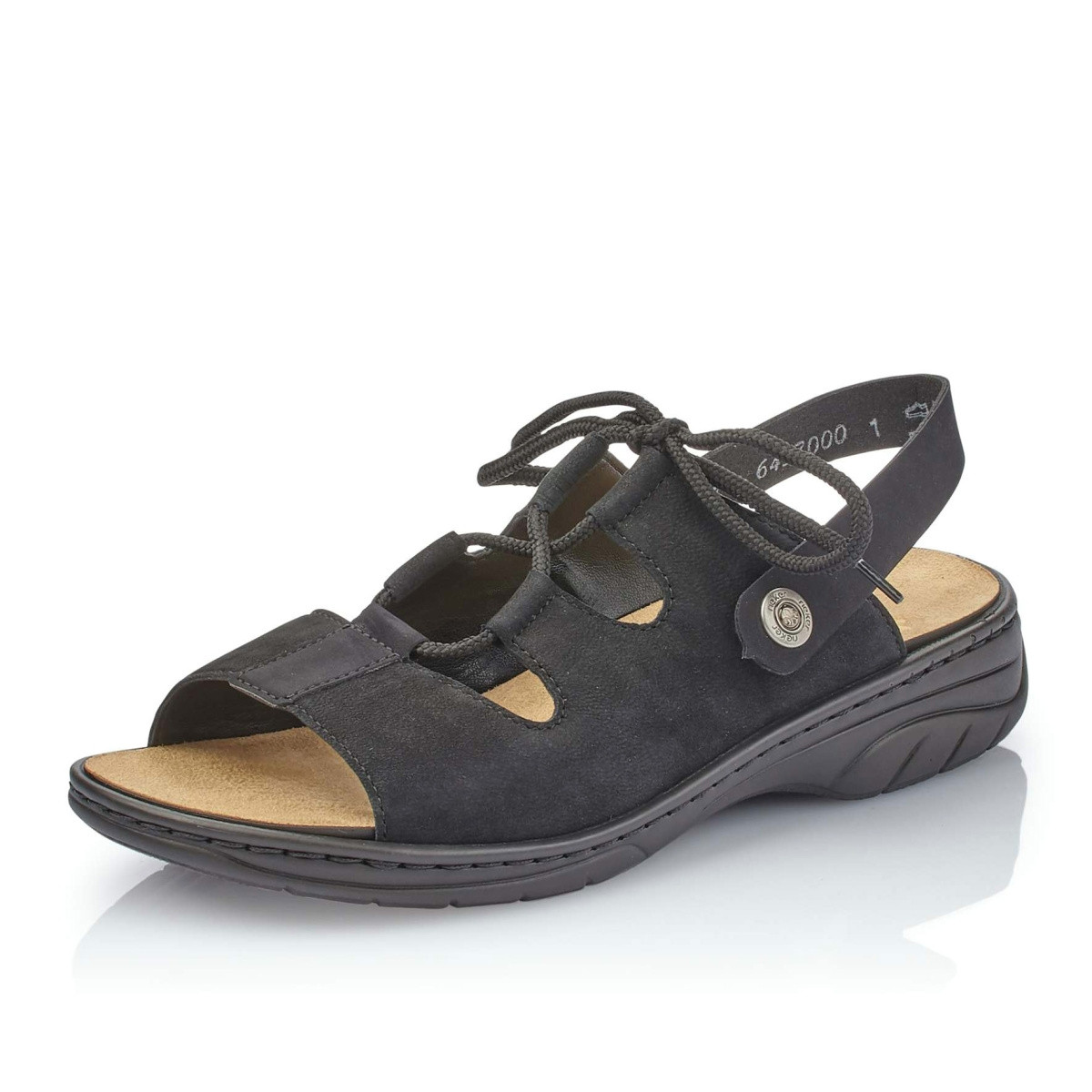 detail Dámské sandály RIEKER RIE-1026003-S0 černá