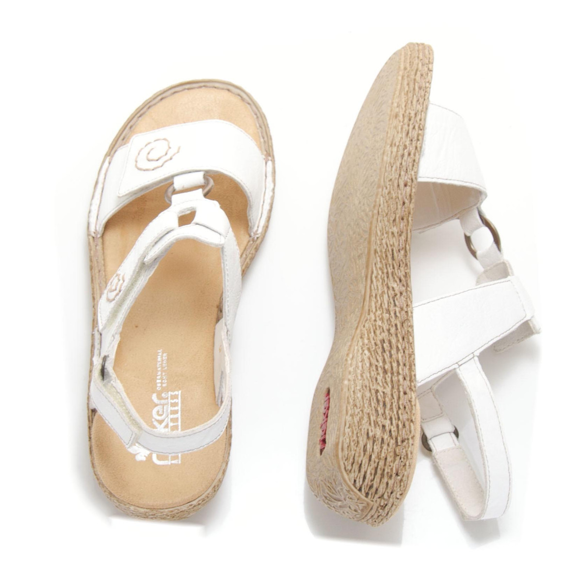 detail Dámská obuv RIEKER 65863-80 WEISS F/S 9