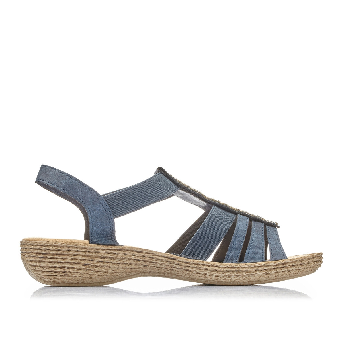 detail Dámské sandály RIEKER RIE-1026025-S0 modrá