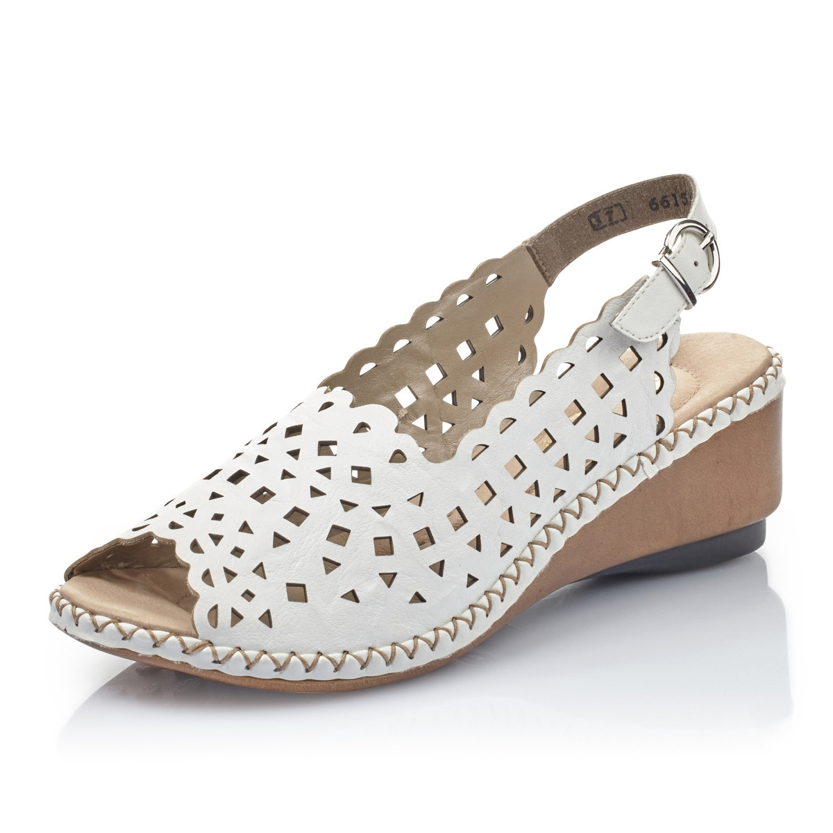 detail Dámské sandály RIEKER RIE-1026035-S0 bílá