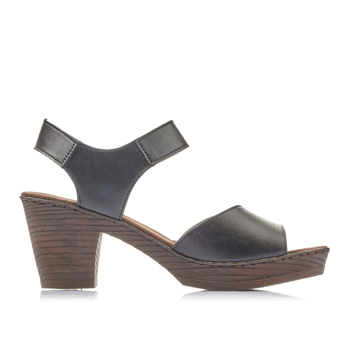 detail Dámské sandály RIEKER RIE-1026043-S0 černá