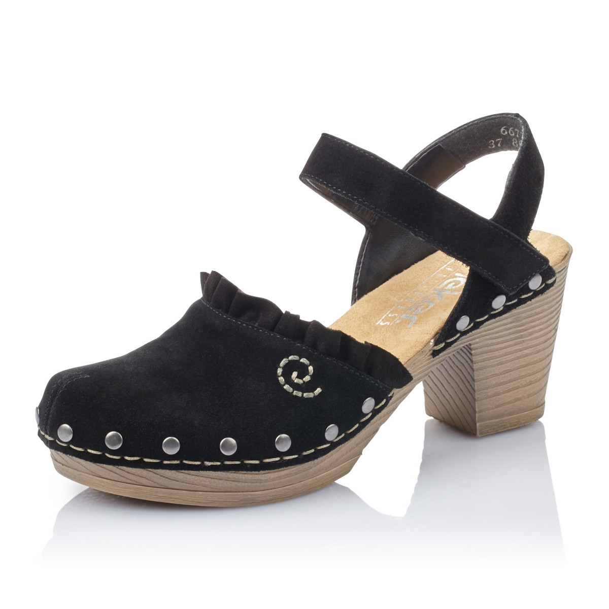 detail Dámské sandály RIEKER RIE-1026046-S0 černá