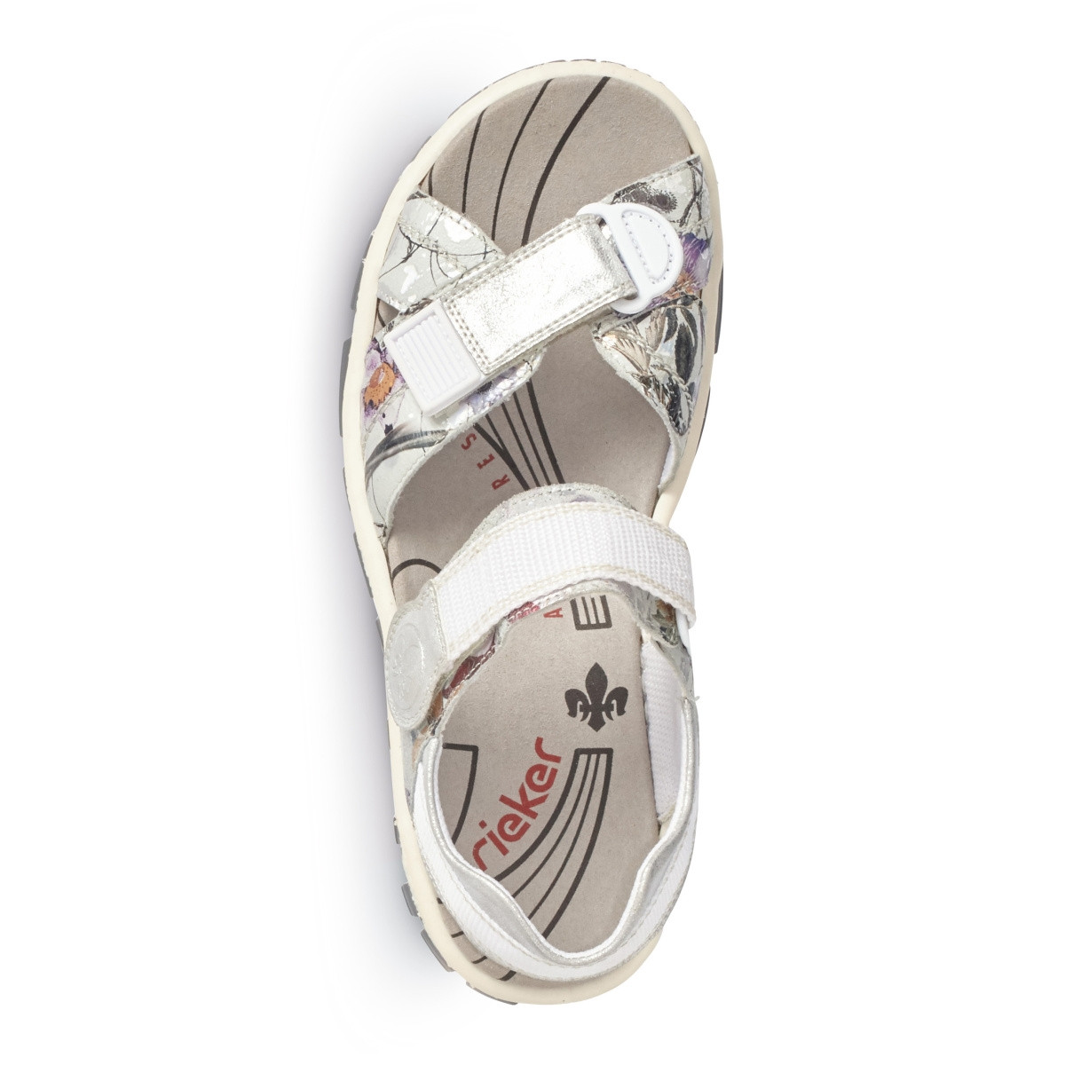 detail Dámské sandály RIEKER 68853-90 multicolor S1