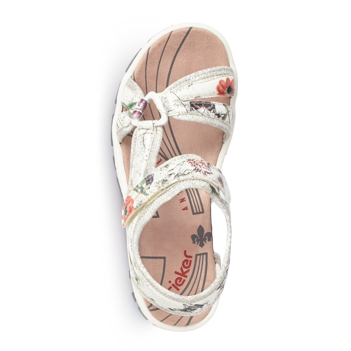 detail Dámské sandály RIEKER 68879-90 multicolor S1