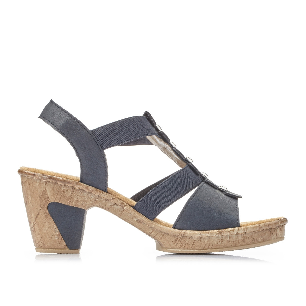 detail Dámské sandály RIEKER RIE-1026066-S1 modrá