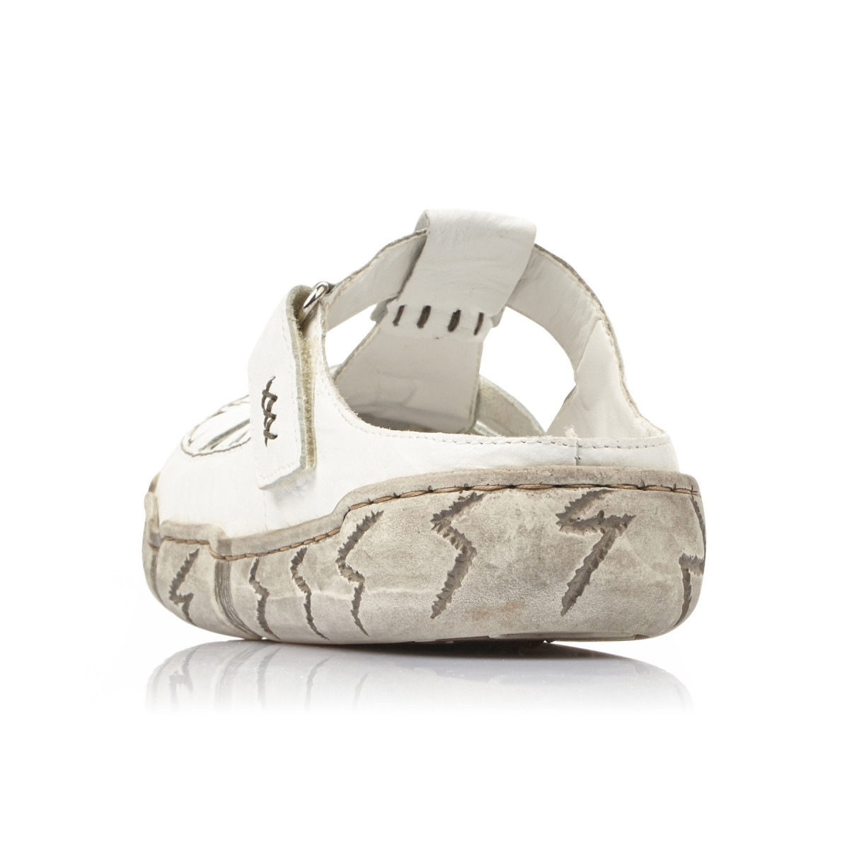 detail Dámské nazouváky RIEKER L0396-80 bílá S5