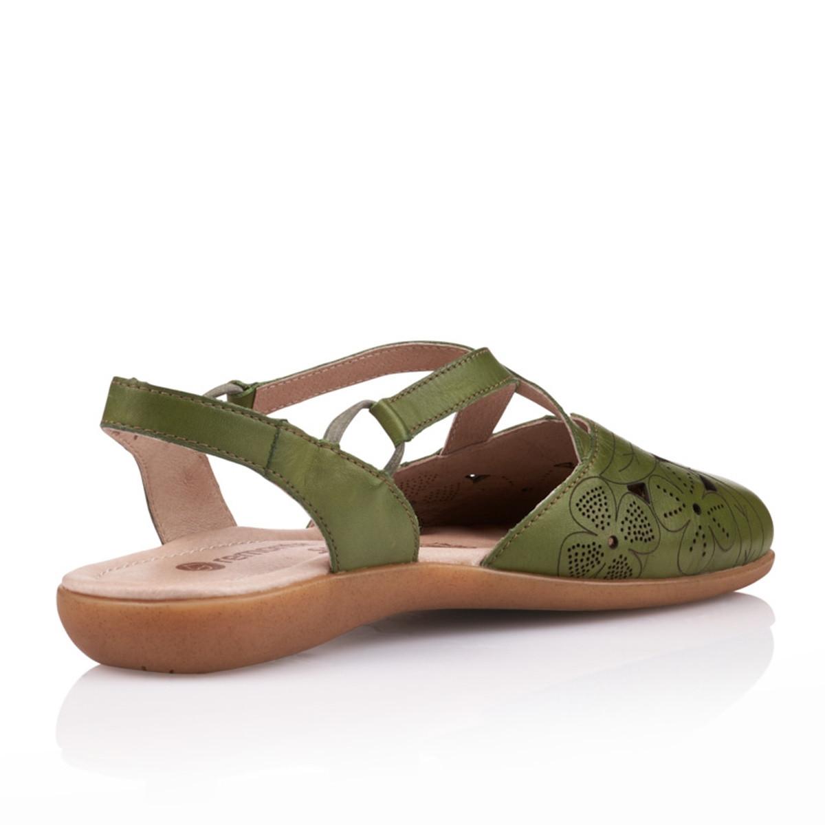 detail Dámské mokasíny REMONTE RIE-1026100-S0 zelená