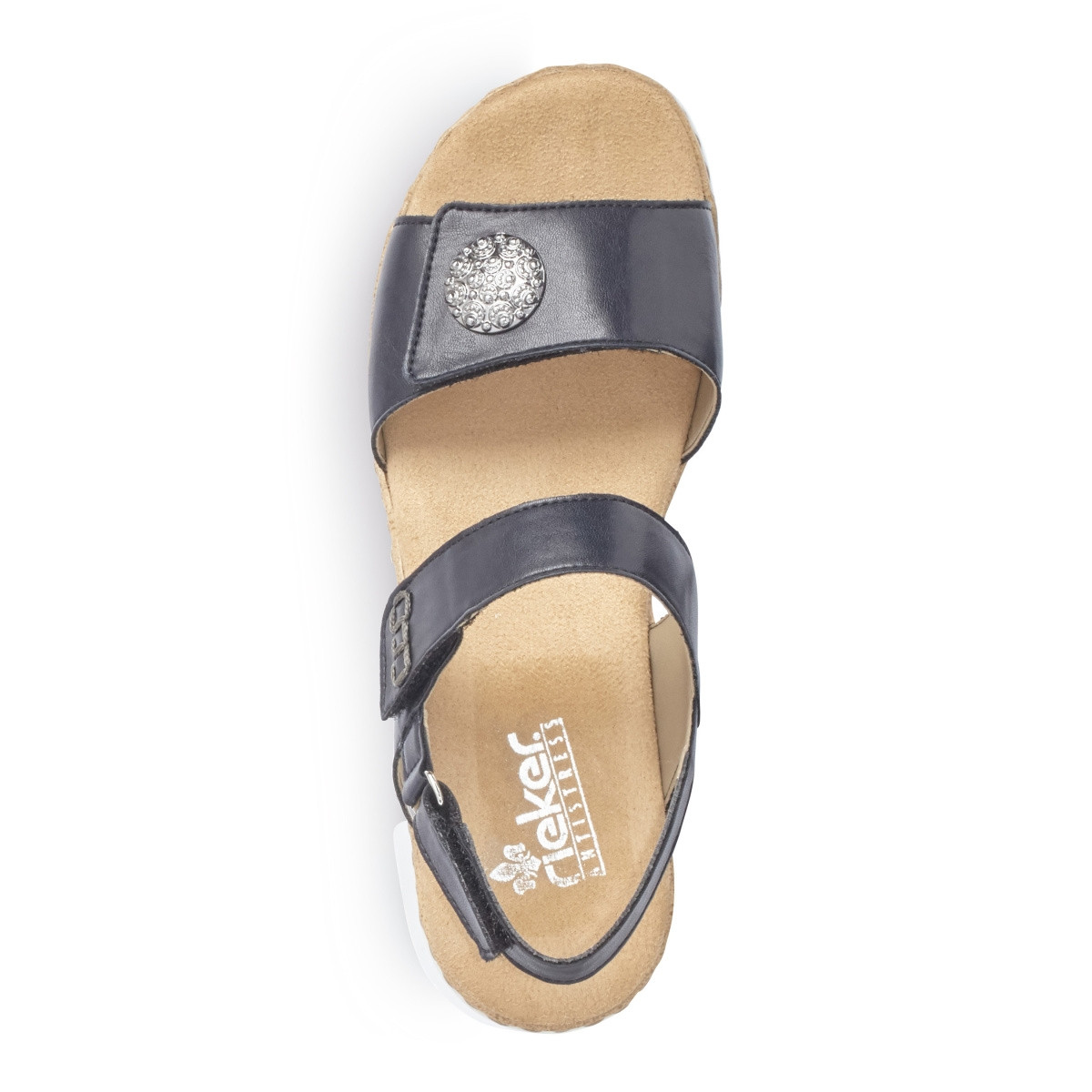 detail Dámské sandály RIEKER RIE-1026115-S1 modrá