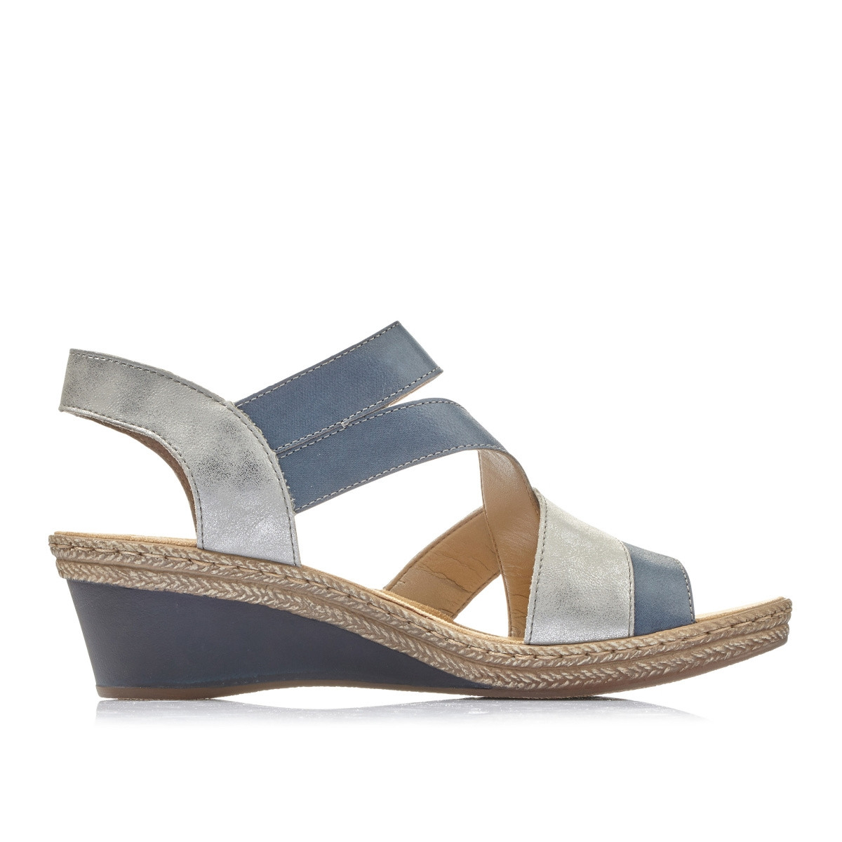 detail Dámské sandály RIEKER RIE-1026125-S0 modrá