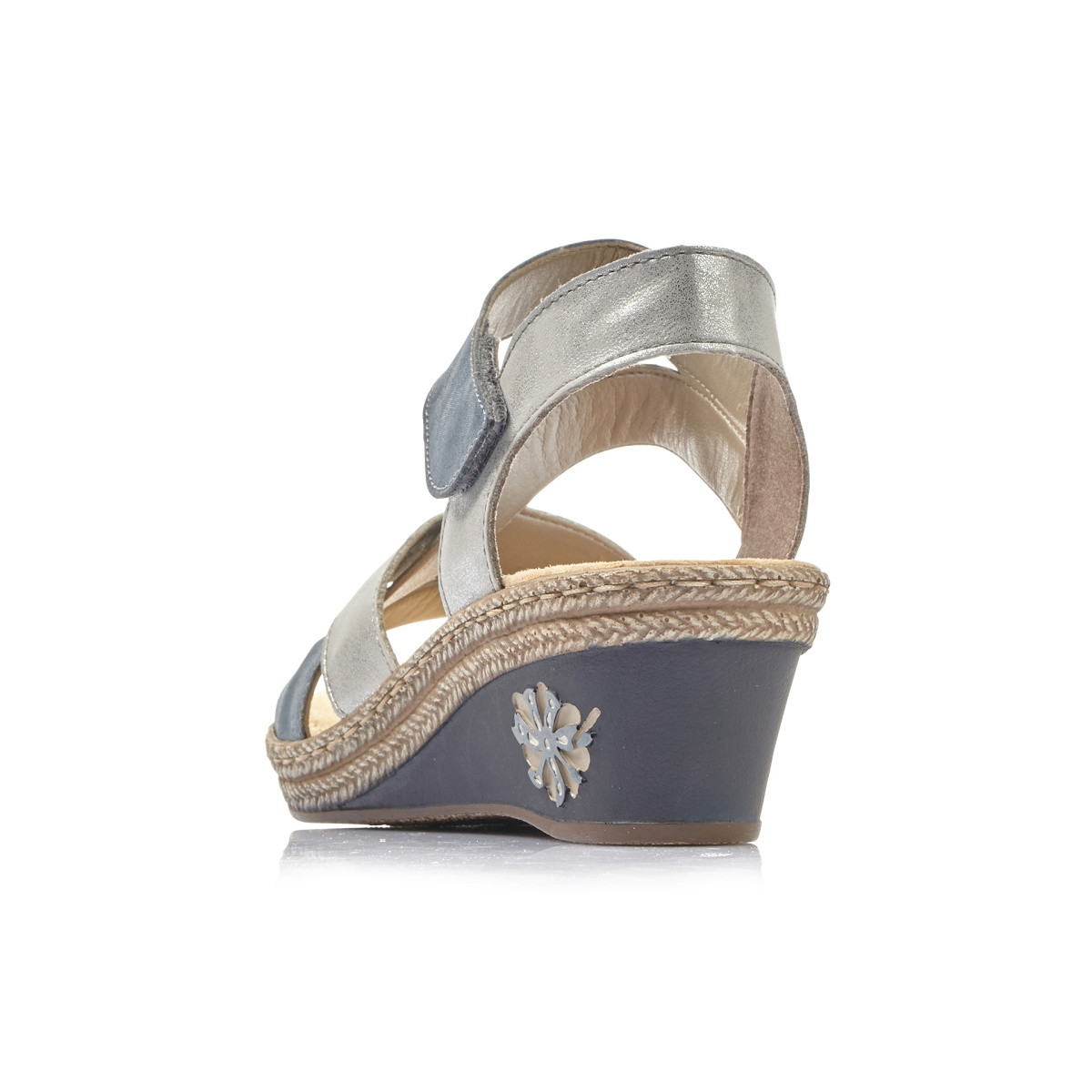 detail Dámské sandály RIEKER RIE-1026125-S0 modrá