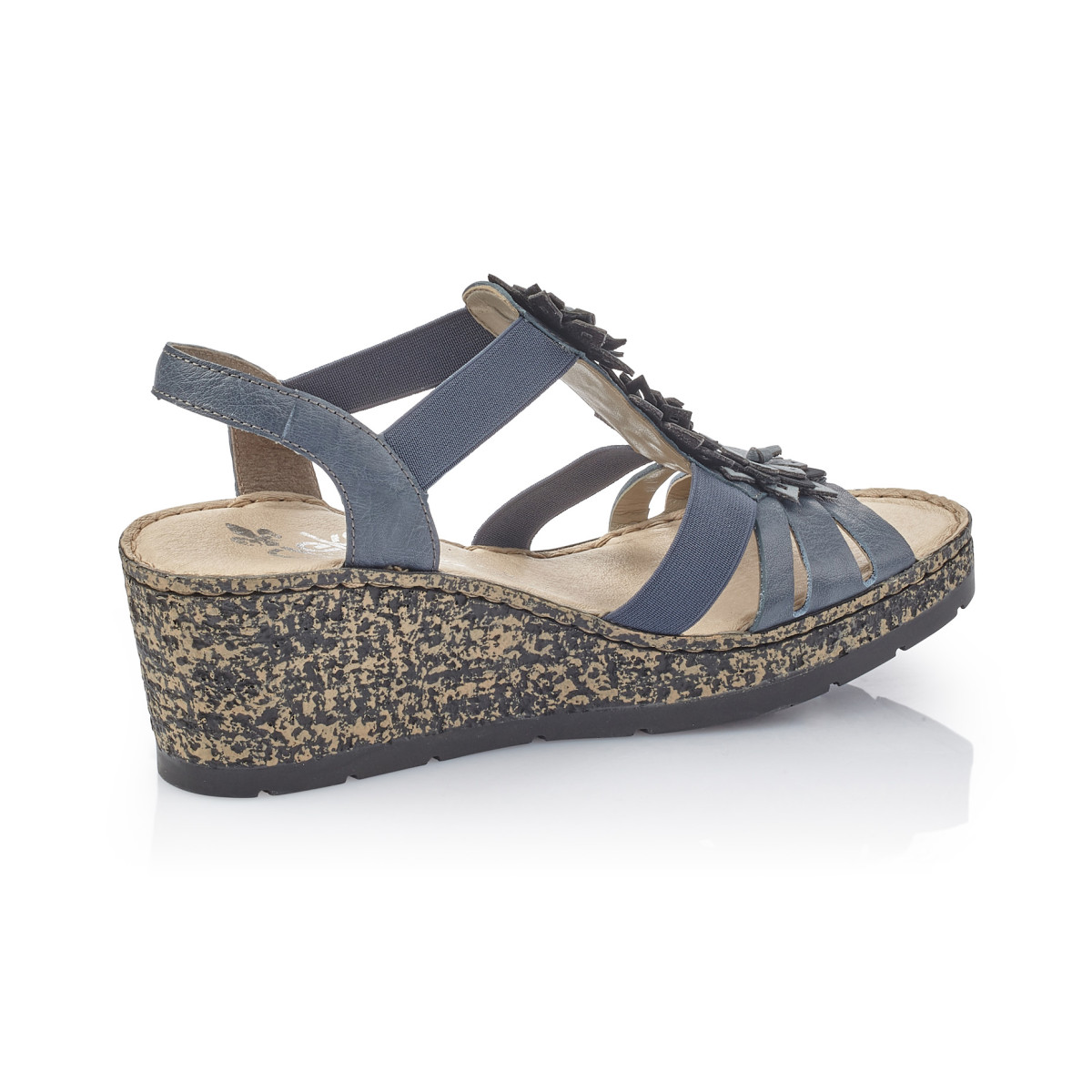detail Dámské sandály RIEKER V7673-12 BLAU F/S 9