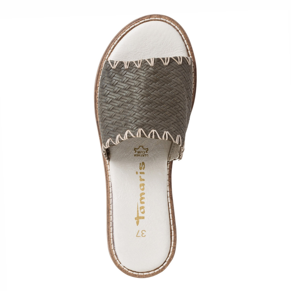 detail Dámské nazouváky TAMARIS TAM-1026799-S1 zelená