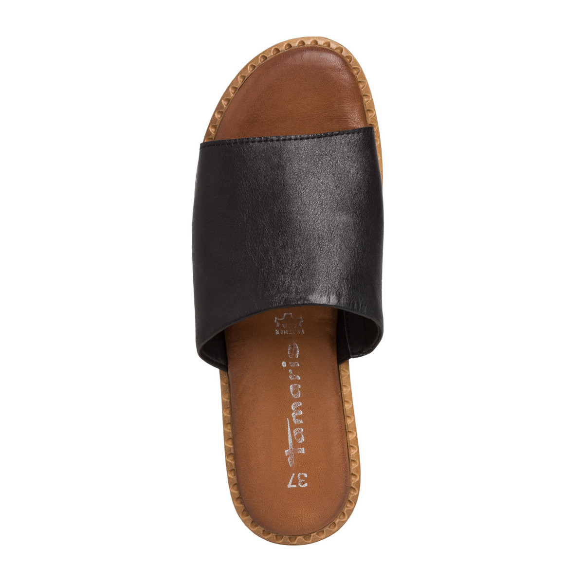 detail Dámské nazouváky TAMARIS 1-1-27236-34 BLACK LEATHER 003 S0