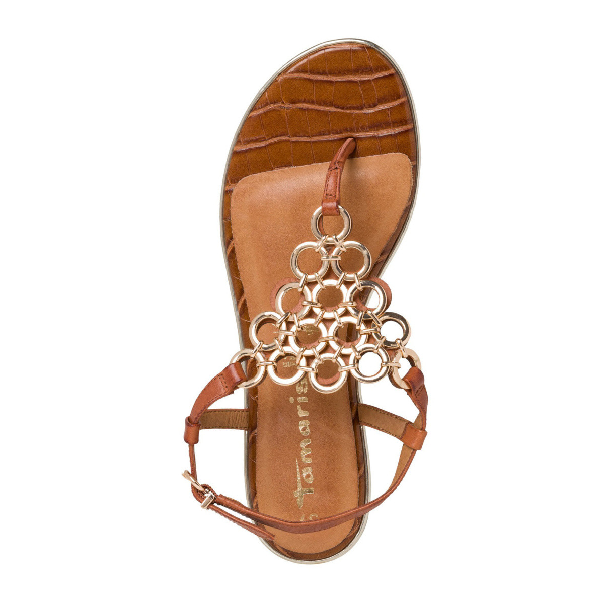 detail Dámské sandály TAMARIS TAM-1026832-S1 hnědá