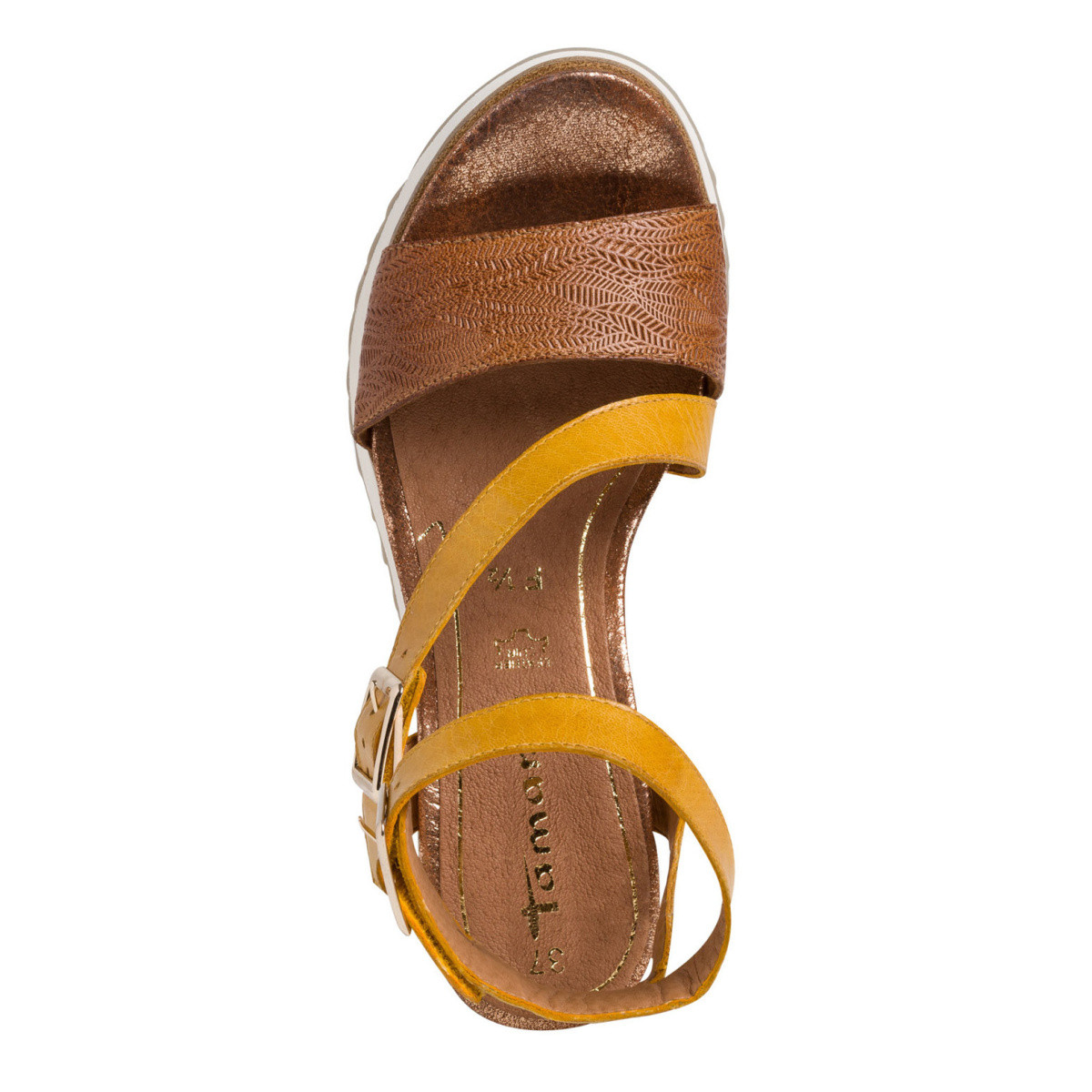 detail Dámské sandály TAMARIS 1-1-28021-24 SAFFRON/NUT 642 S0
