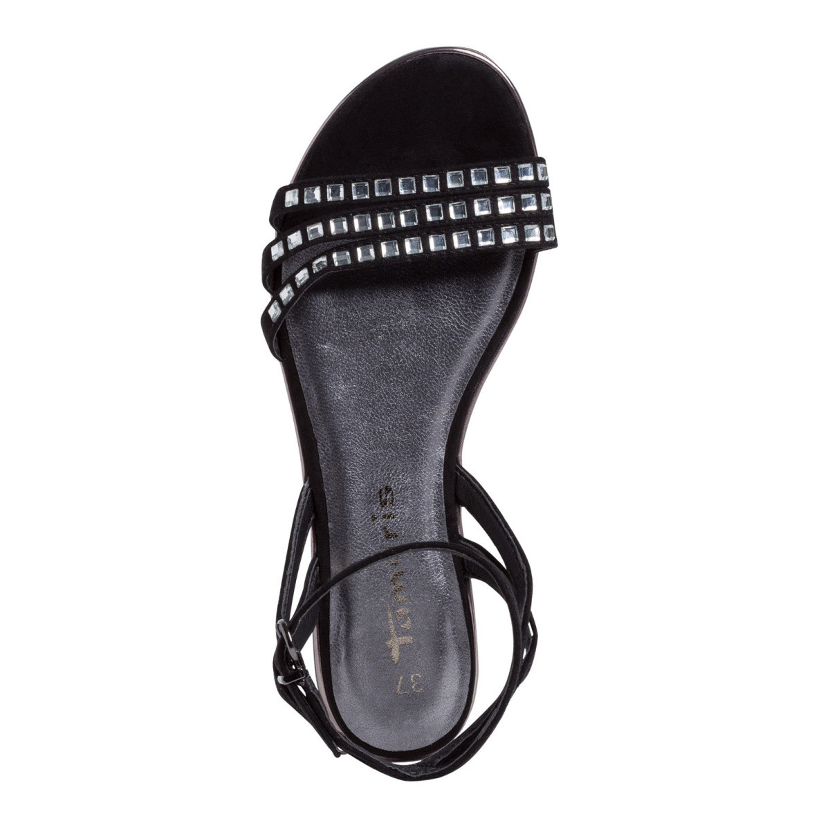 detail Dámské sandály TAMARIS 1-1-28101-24 BLACK/STUDS 060 S0