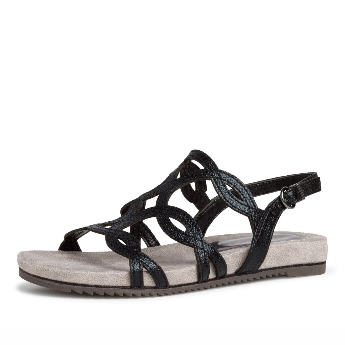 detail Dámské sandály TAMARIS 1-1-28103-24 BLACK CRACK 024 S0