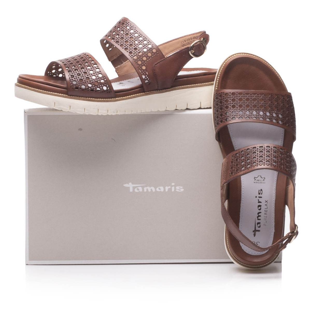 detail Dámské sandály TAMARIS 1-1-28118-24 COGNAC 305 S0