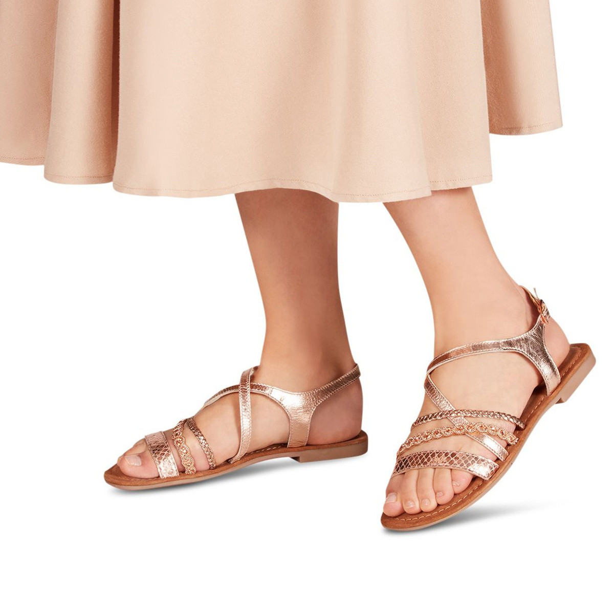 detail Dámské sandály TAMARIS TAM-1026961-S0 zlatá