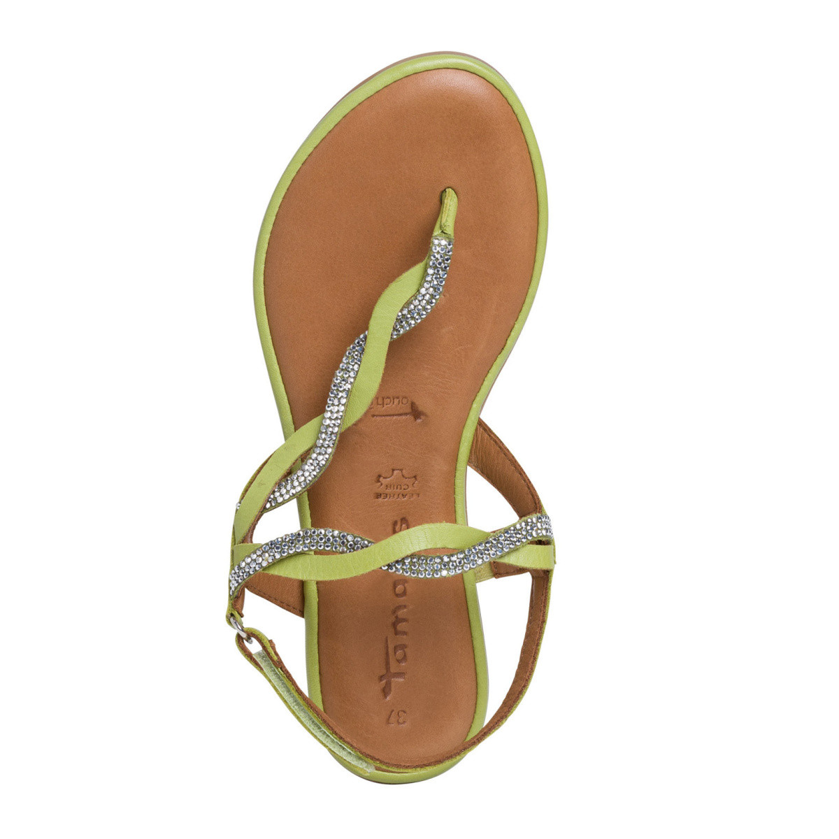 detail Dámské sandály TAMARIS TAM-1026984-S0 zelená