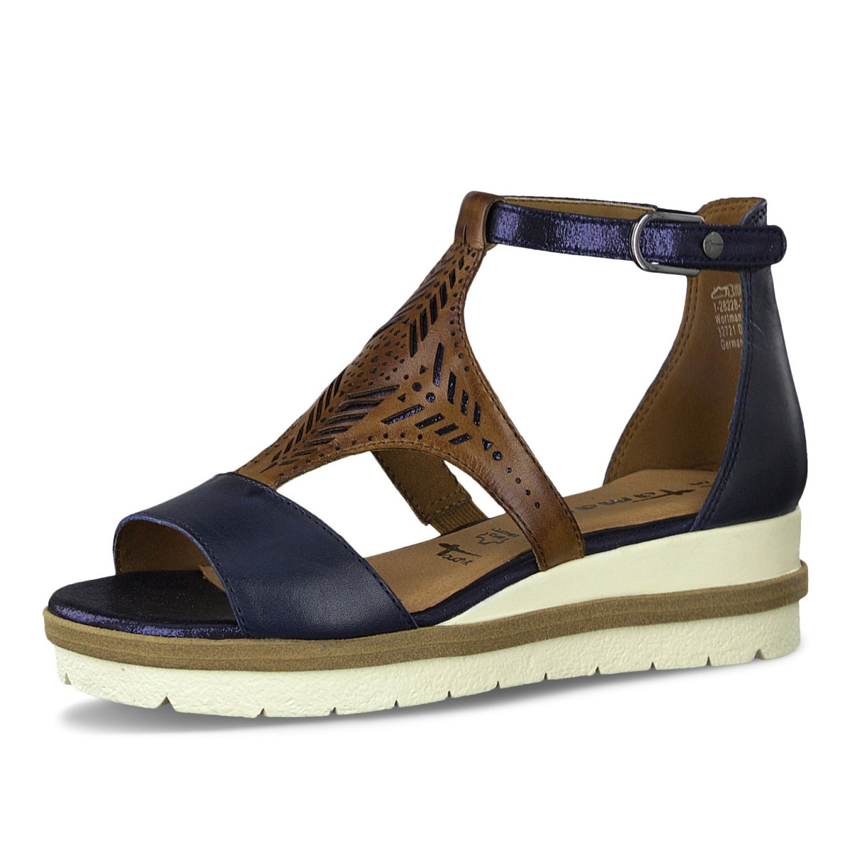 detail Dámské sandály TAMARIS 1-1-28228-24 NAVY/NUT COMB 895 S0