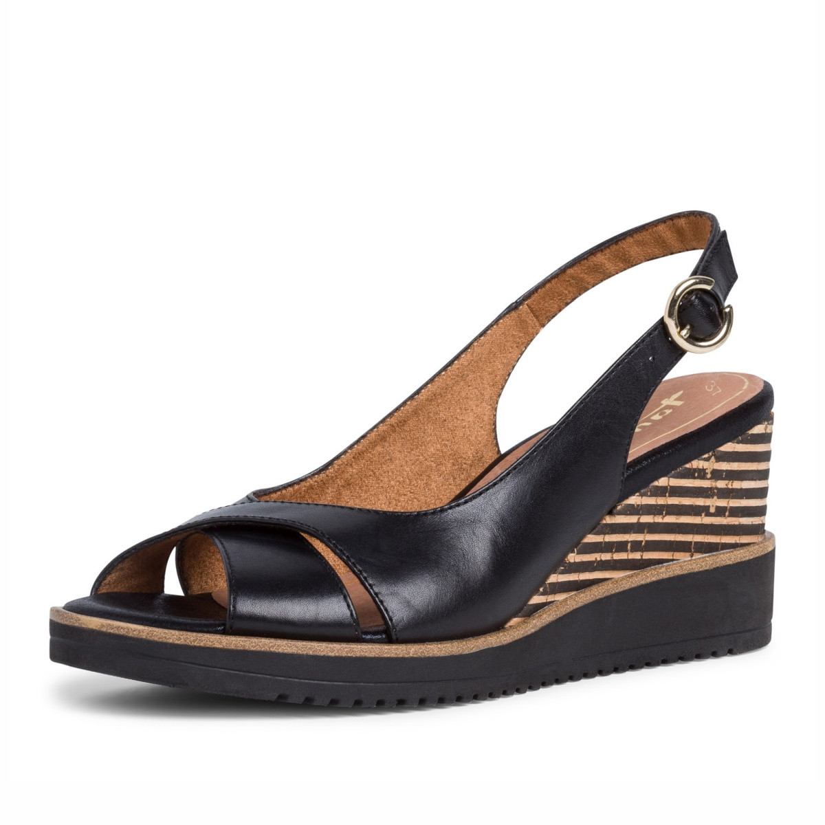 detail Dámské sandály TAMARIS 1-1-28311-24 BLACK LEATHER 003 S0