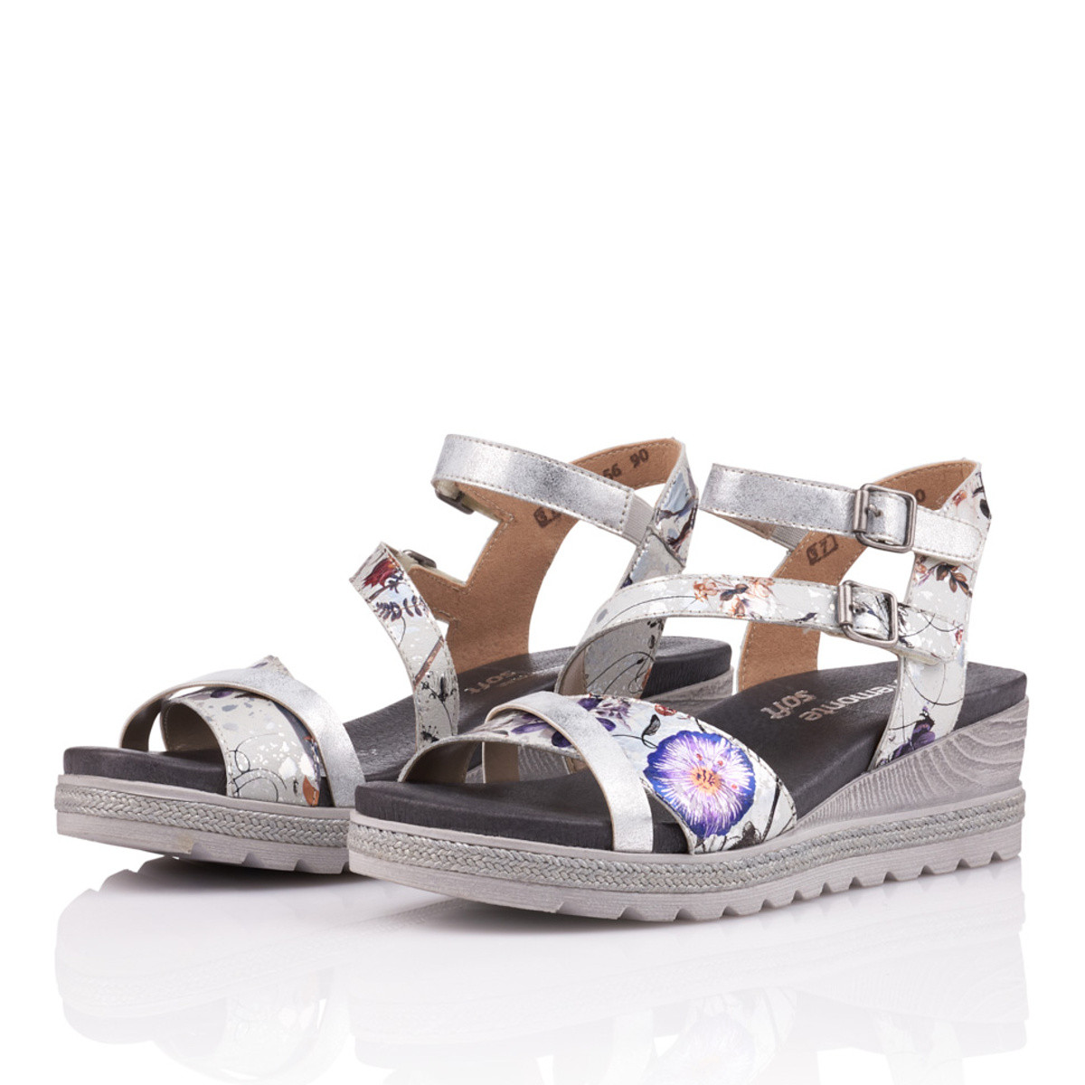 detail Dámské sandály REMONTE D6356-90 OFFWHITE KOMBI S0