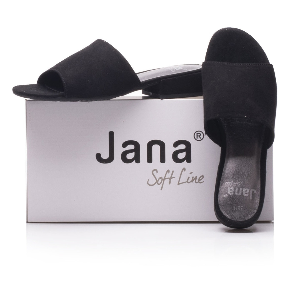detail Dámské nazouváky JANA 8-8-27260-24 BLACK 001 S0