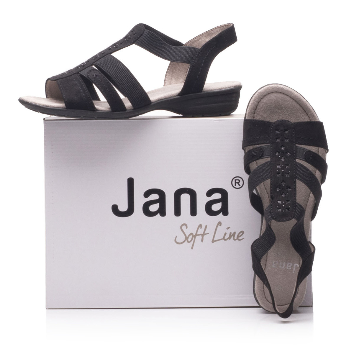 detail Dámské sandály JANA 8-8-28163-24 BLACK 001 S0