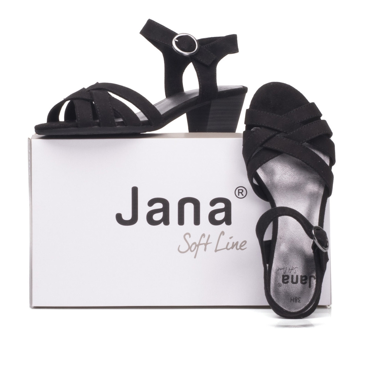 detail Dámské sandály JANA 8-8-28260-24 BLACK 001 S0