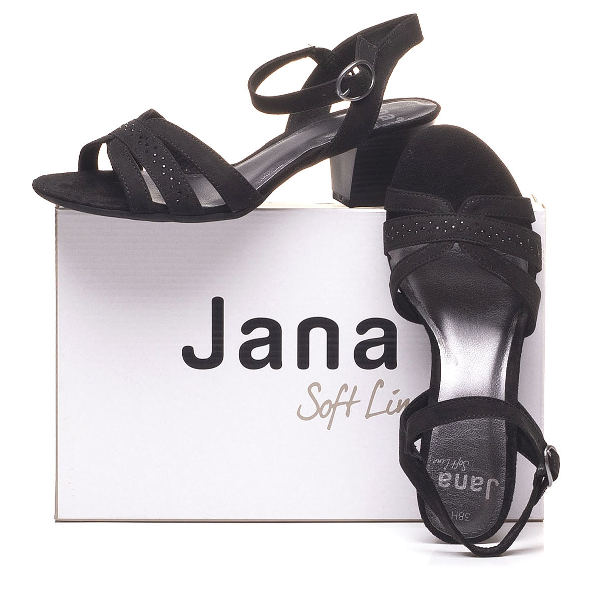 detail Dámské sandály JANA 8-8-28361-24 BLACK COMB 098 S0