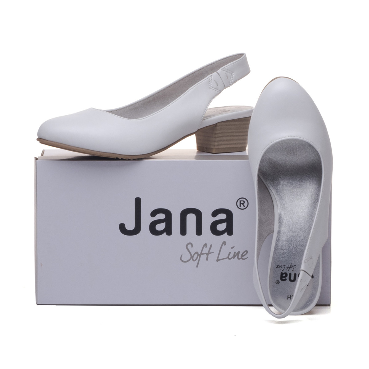 detail Dámské lodičky JANA 8-8-29561-24 WHITE 100 S0