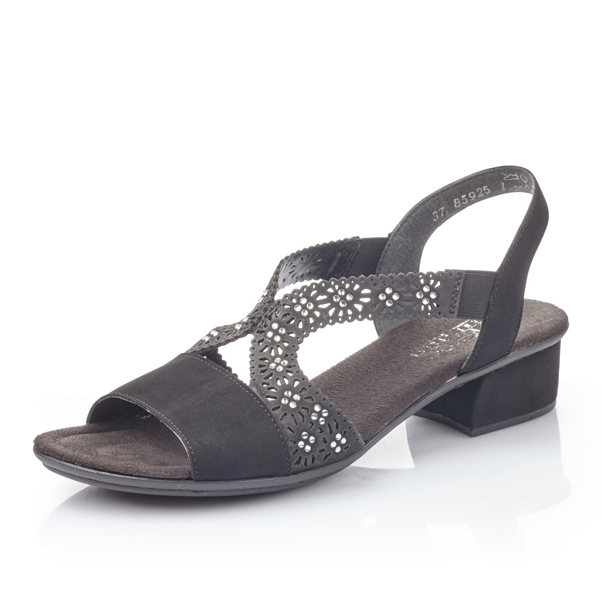 detail Dámské sandály RIEKER RIE-1027221-S0 černá