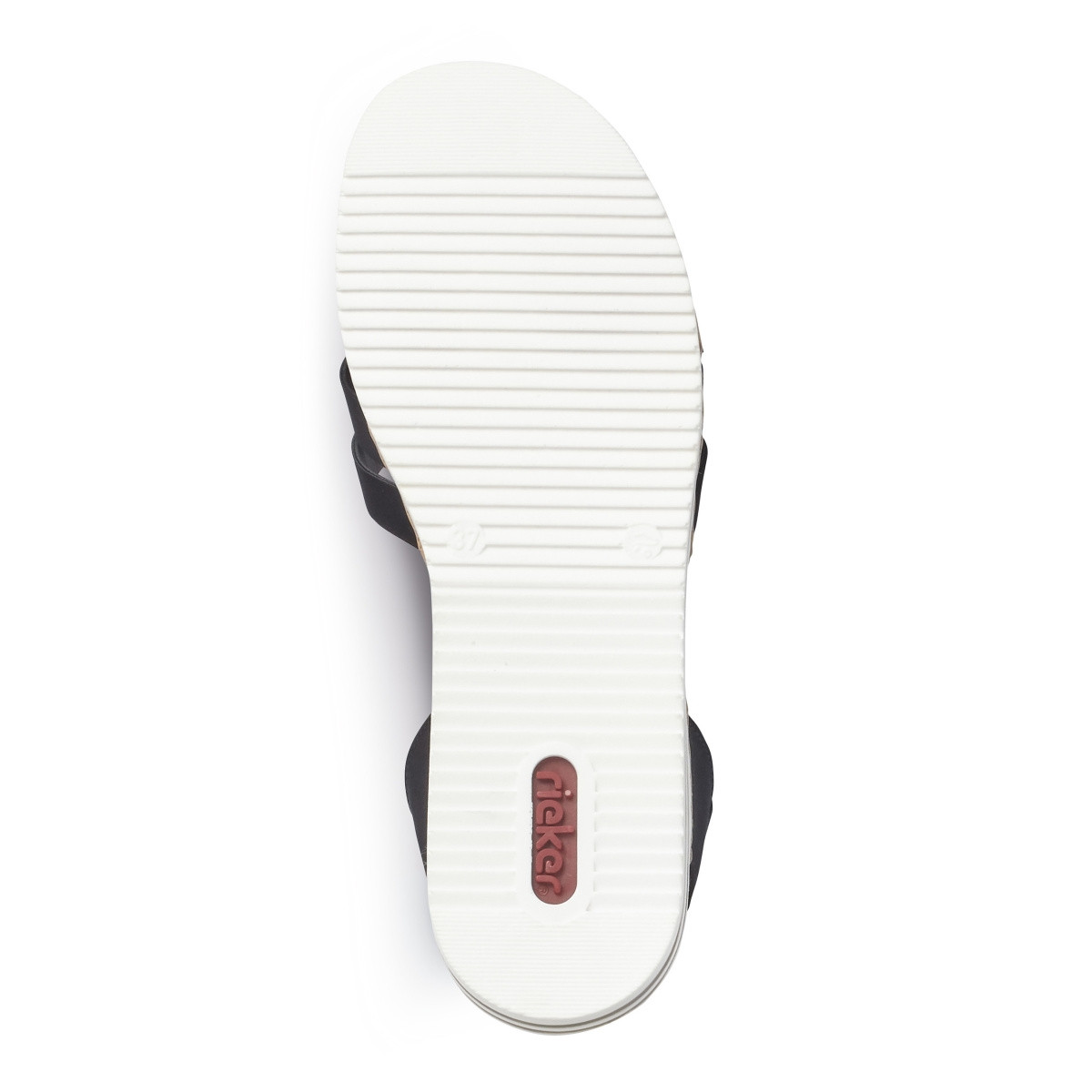 detail Dámské sandály RIEKER V02C6-00 černá S1