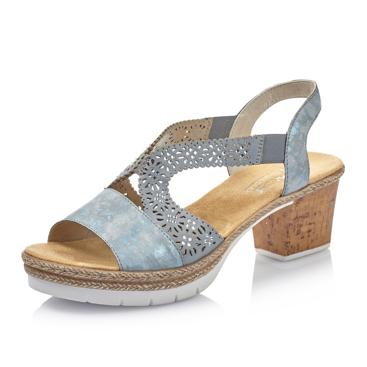 detail Dámské sandály RIEKER RIE-1027244-S0 modrá