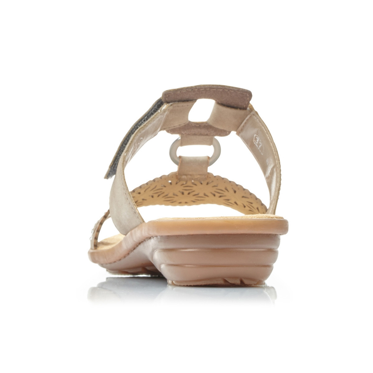detail Dámske šľapky RIEKER V3411-60 BEIGE S0