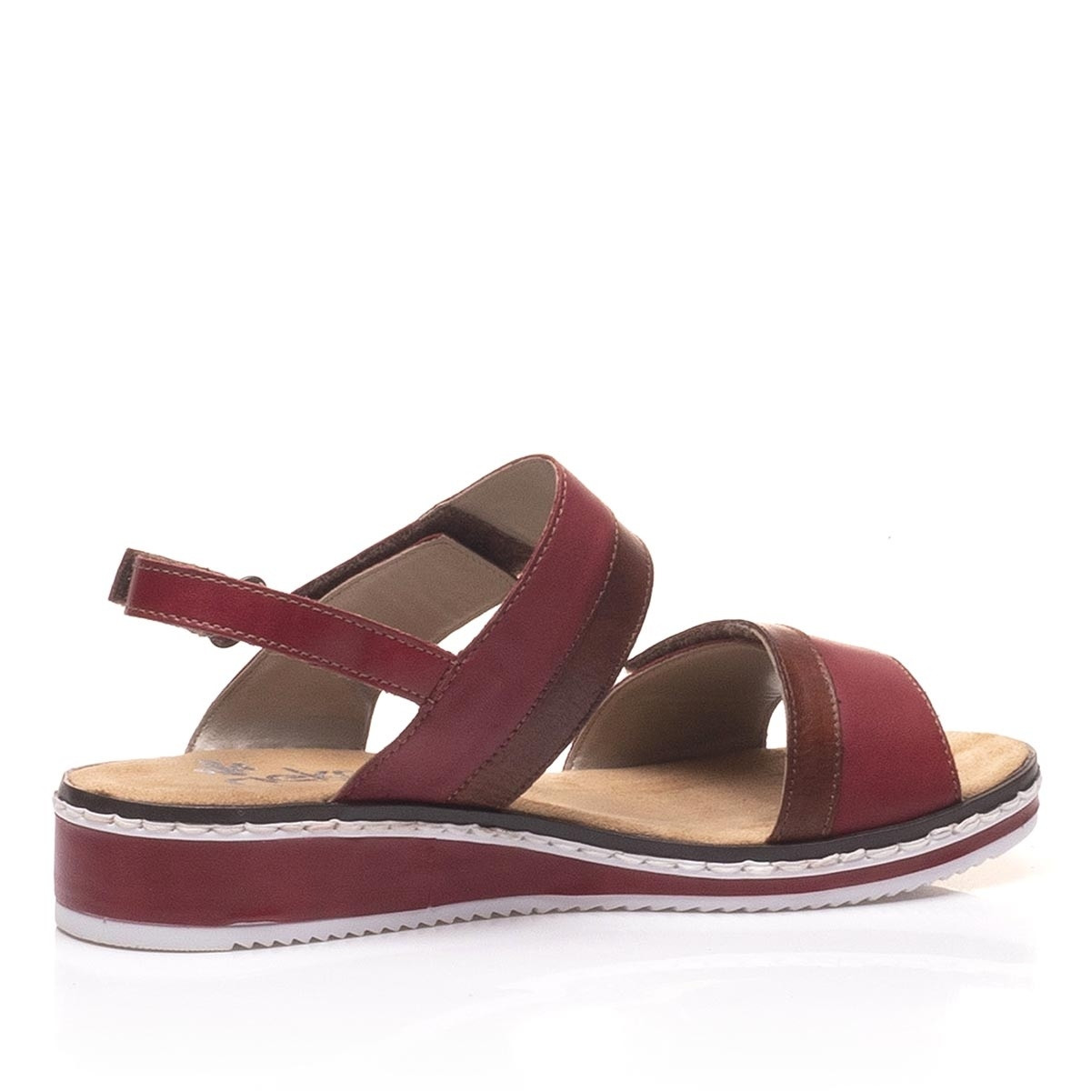 detail Dámské sandály RIEKER RIE-1027250-S2 červená