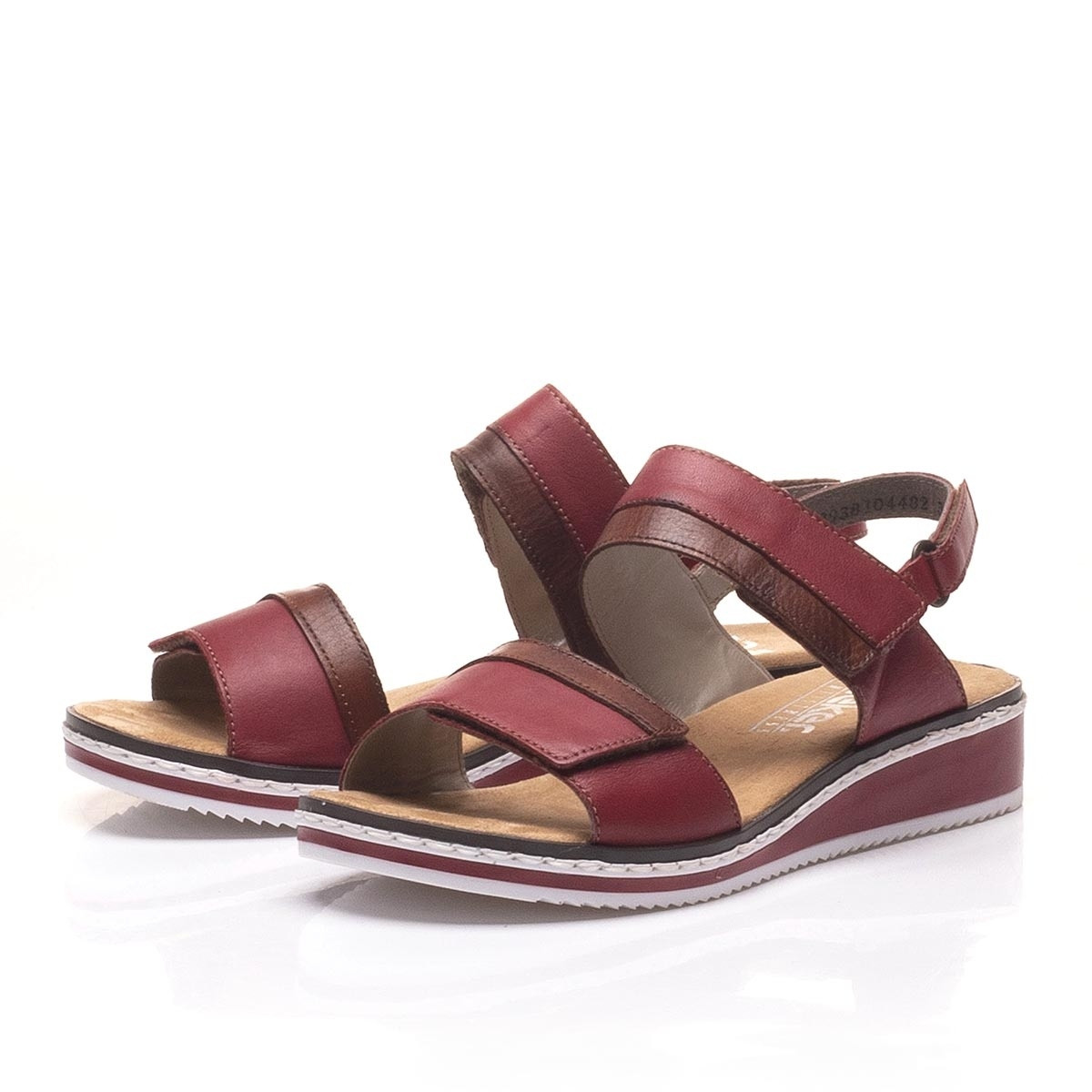 detail Dámské sandály RIEKER RIE-1027250-S2 červená