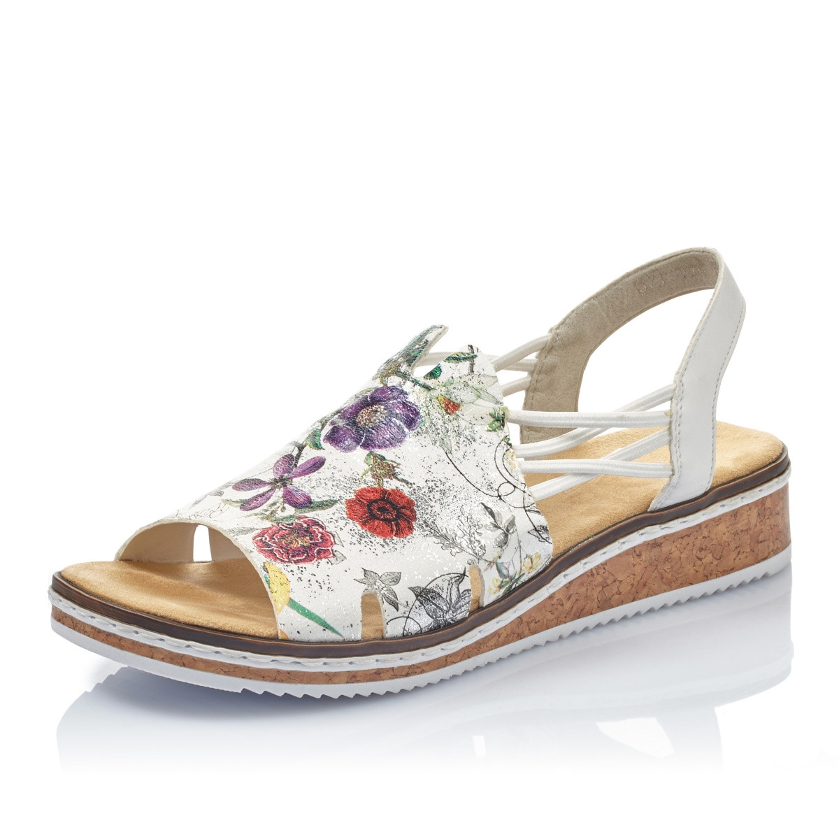 detail Dámské sandály RIEKER RIE-1027251-S1 bílá