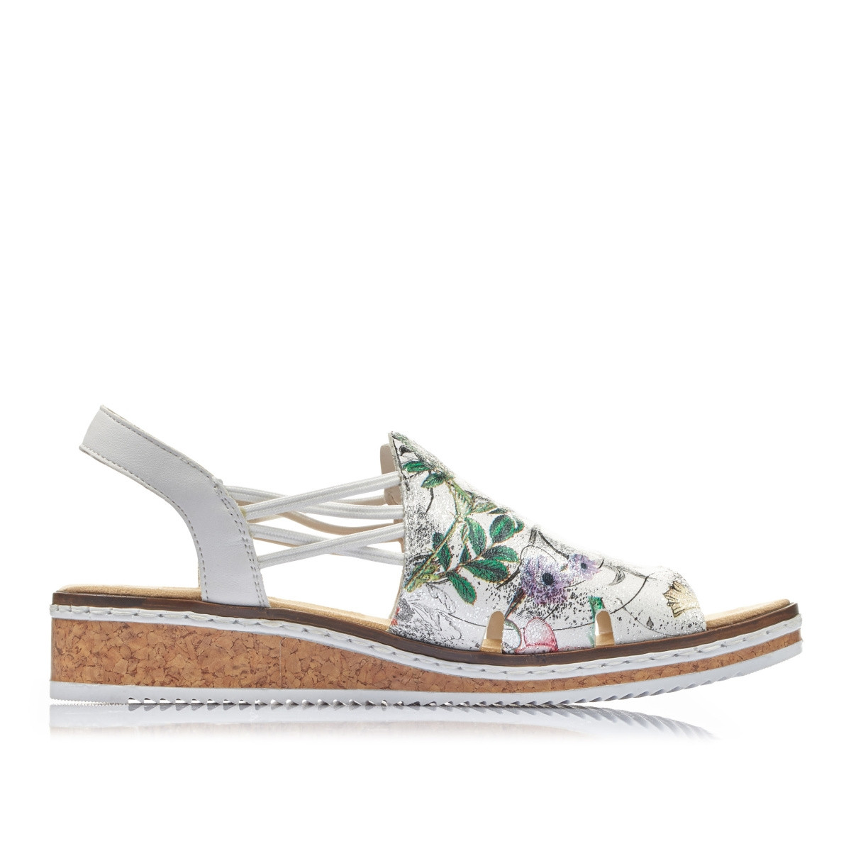 detail Dámské sandály RIEKER RIE-1027251-S1 bílá