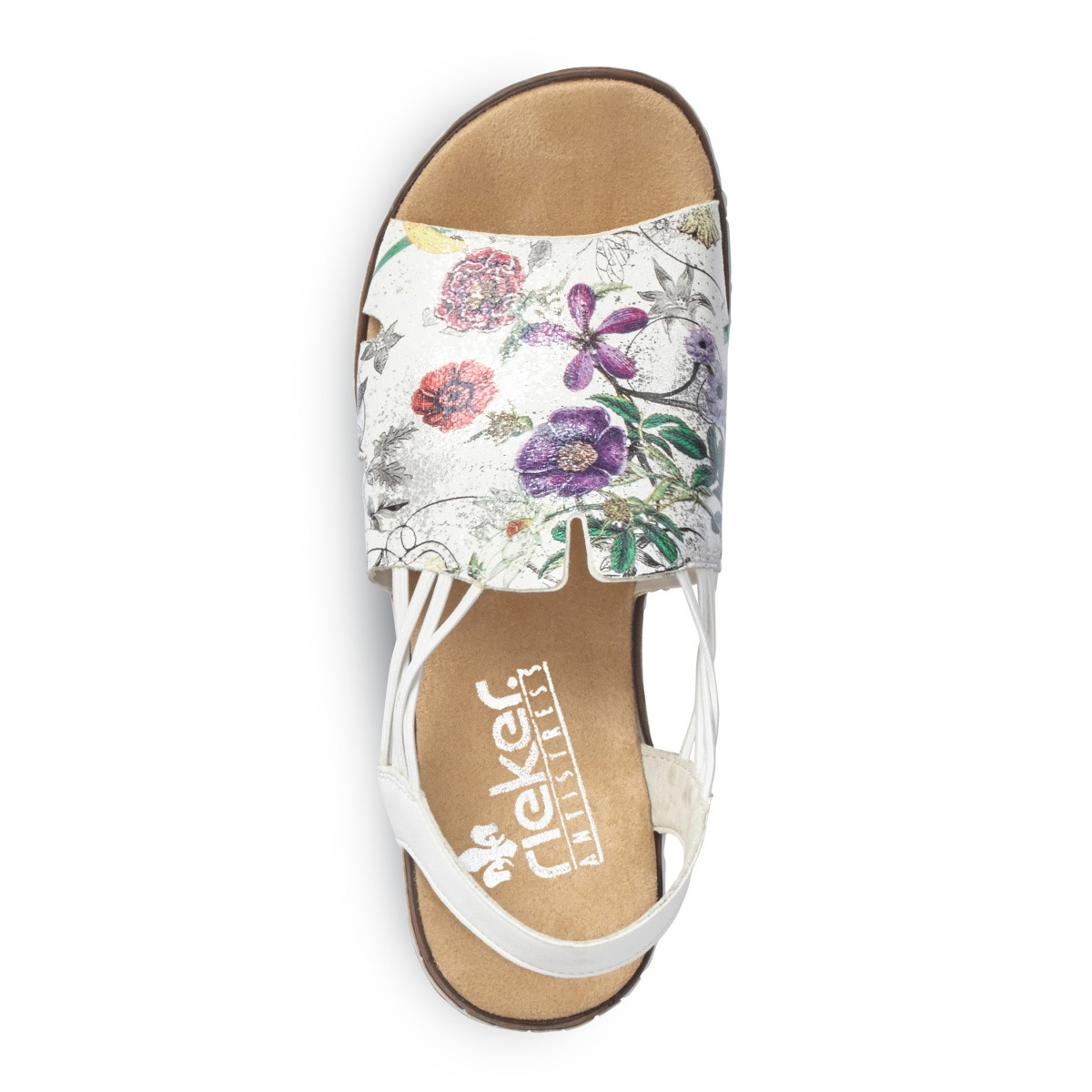 detail Dámské sandály RIEKER RIE-1027251-S1 bílá