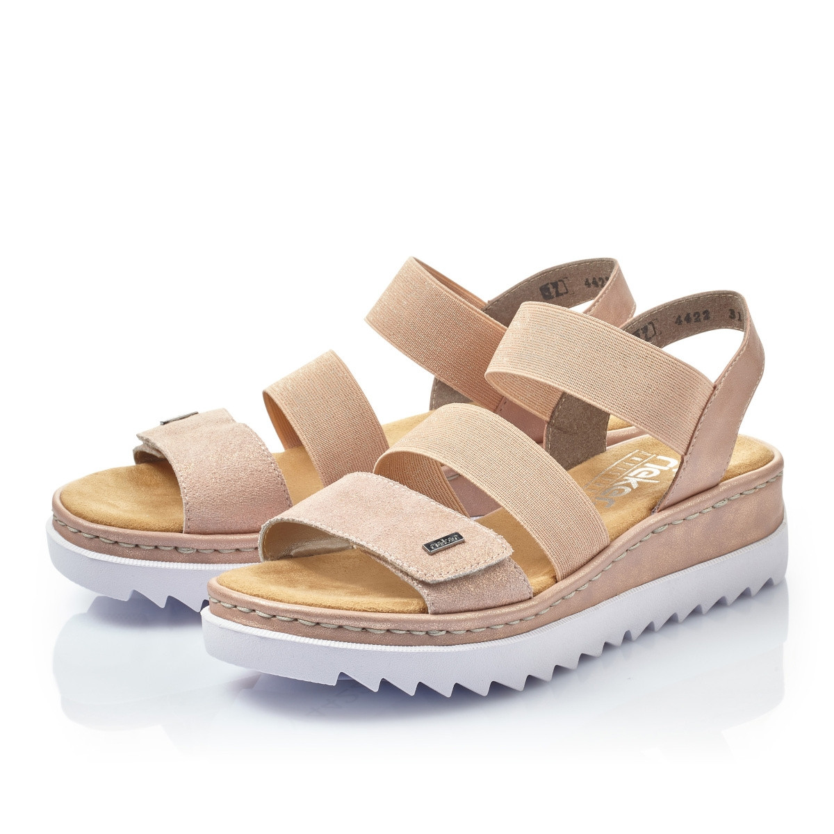 detail Dámské sandály RIEKER V4422-31 růžová S4