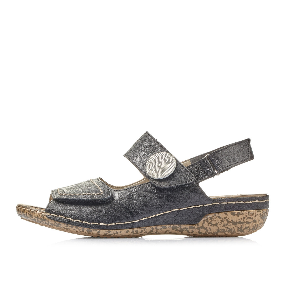 detail Dámské sandály RIEKER RIE-1027267-S2 černá