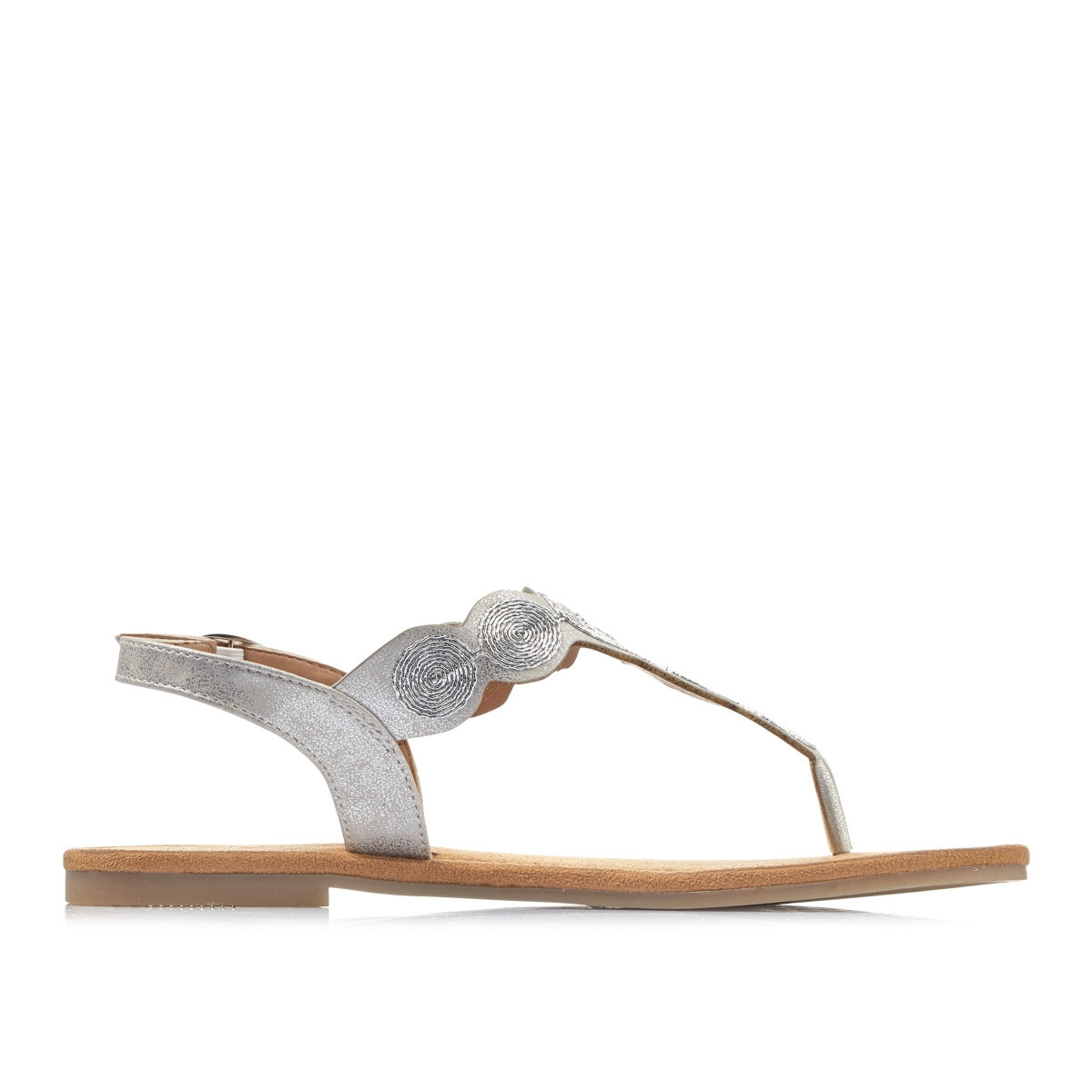 detail Dámské žabky RIEKER V7565-90 SILBER/PLATIN S0