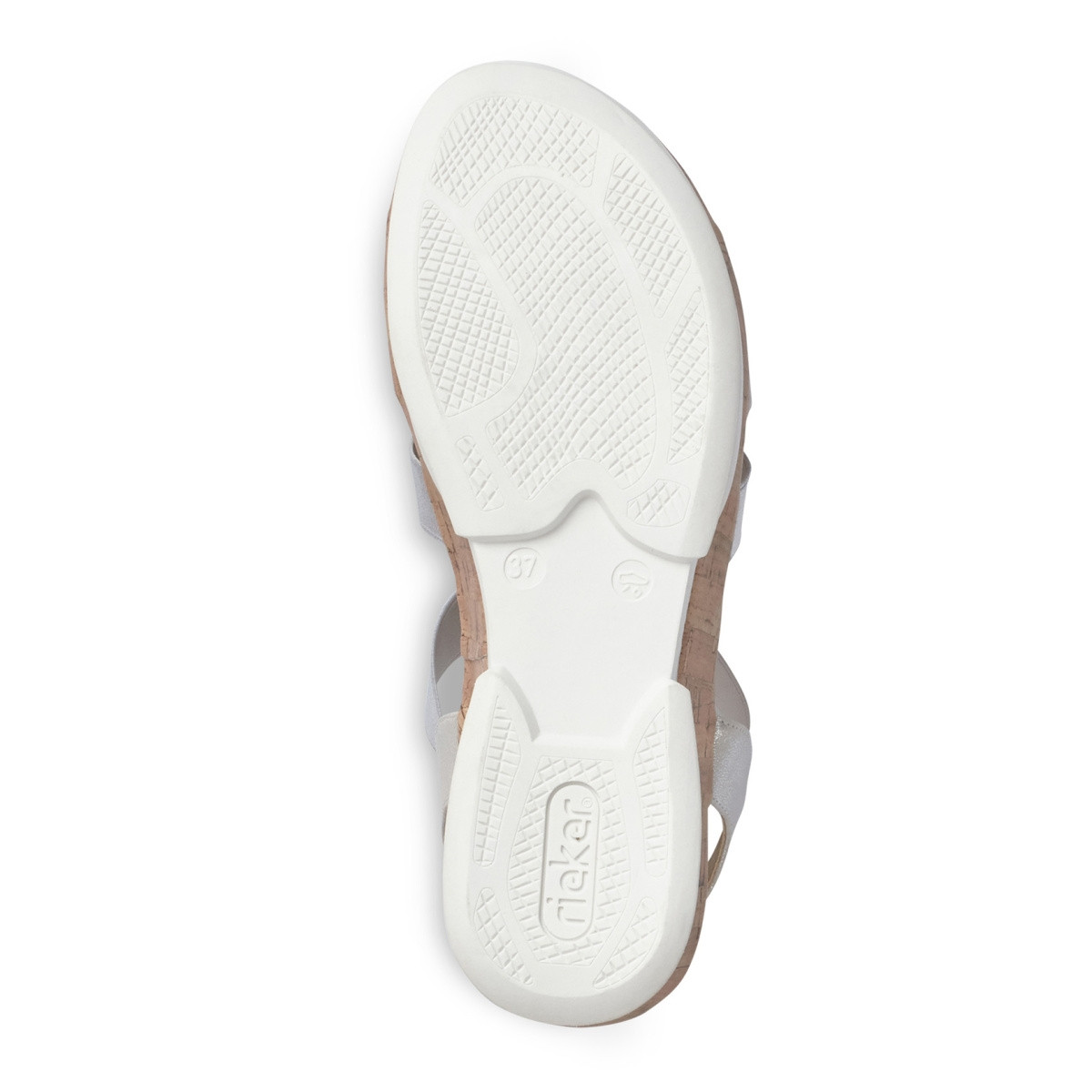 detail Dámské sandály RIEKER V7775-90 SILBER/PLATIN S0